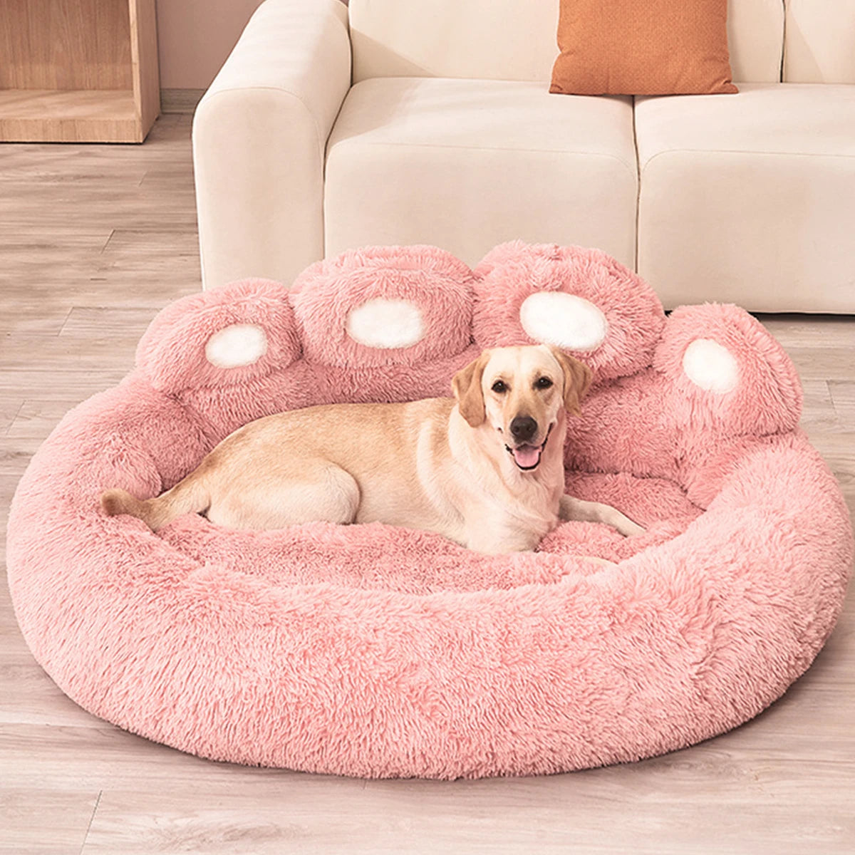 Luxurious Plush Pet Bed for Dogs and Cats – Cozy, Breathable, and Washable  Jassorted   