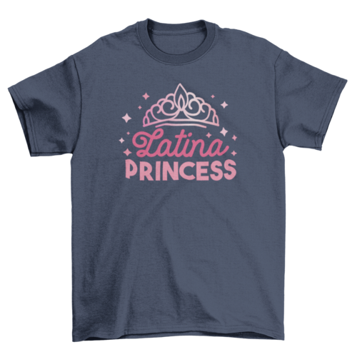 Latina Princess T-shirt T-shirts Turquoise Theseus 2XL NAVY 