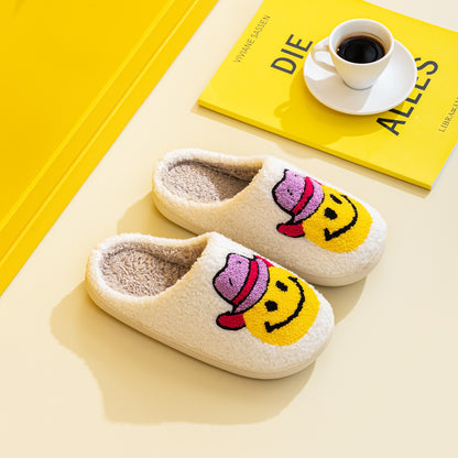 Melody Smiley Face Slippers  Trendsi   