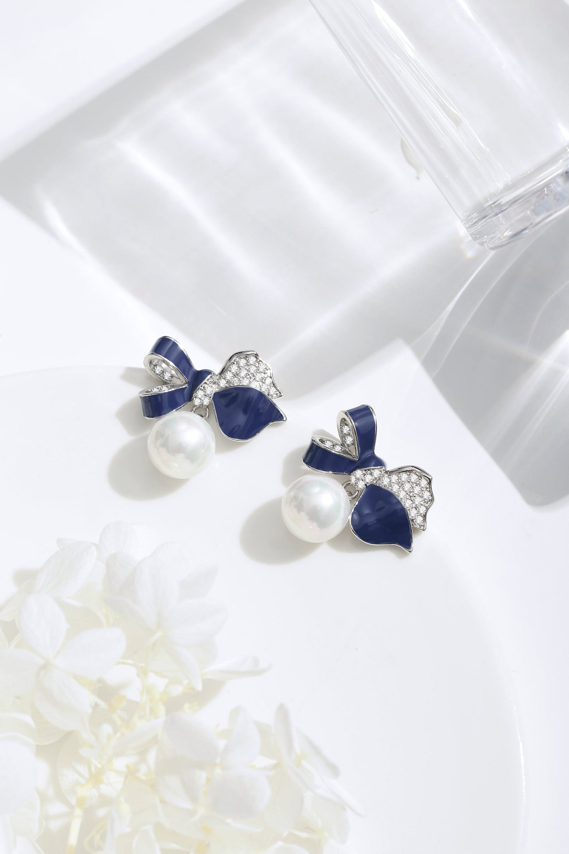 Blue Enamel Butterfly Earrings Jewelry & Watches Salmon Pandora   