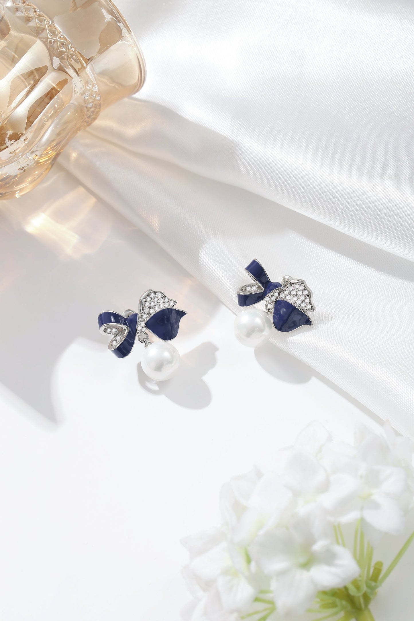 Blue Enamel Butterfly Earrings Jewelry & Watches Salmon Pandora   