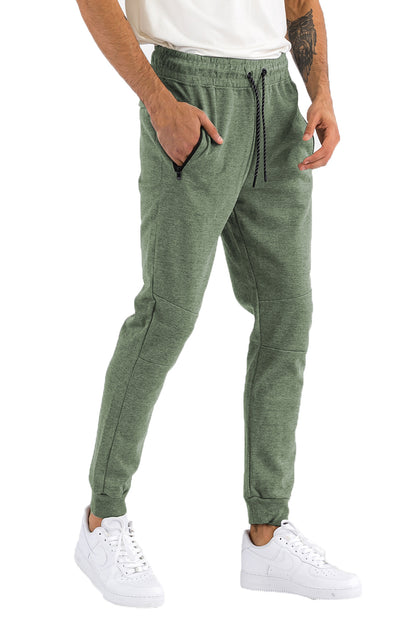 Green Heathered Cotton Sweats Men's Clothing Lime Milo   