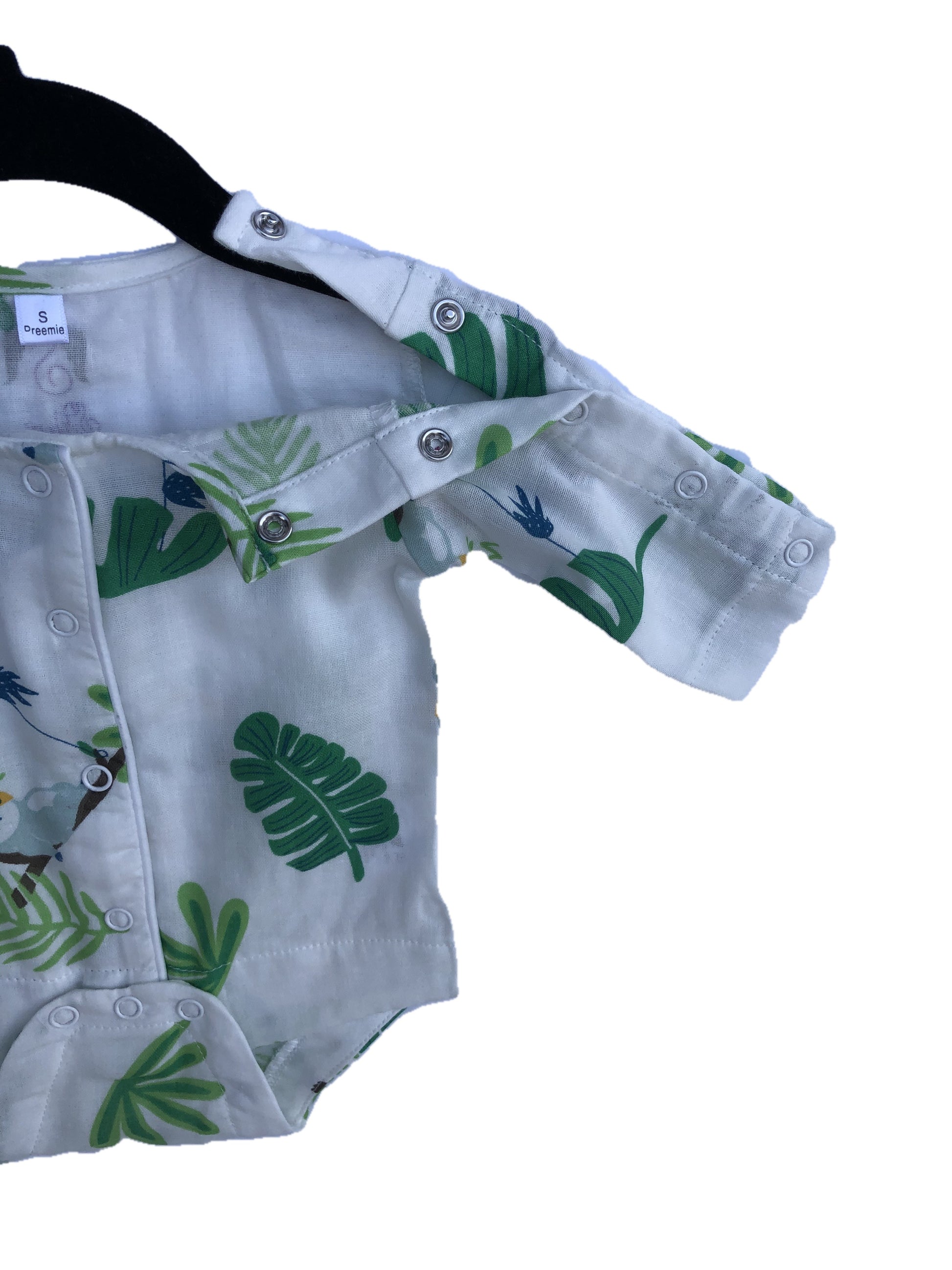 Baby Romper with Mid Length Sleeve - Kids & Babies Turquoise Pallas   