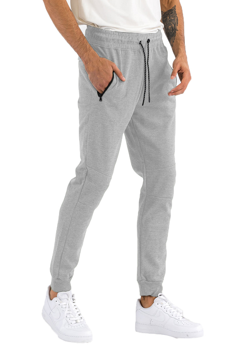 Gray Heathered Cotton Sweats Men's Clothing Lime Milo   