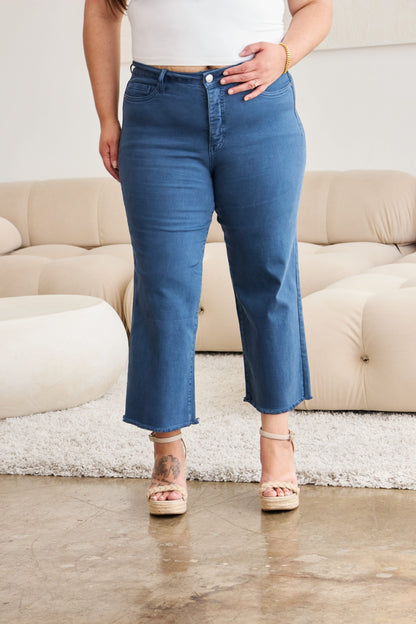 RFM Crop Chloe Tummy Control High Waist Jeans  Trendsi   