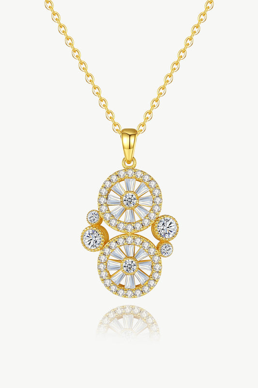 Gold 'Wheel of Fortune' Necklace Jewelry & Watches Salmon Pandora   