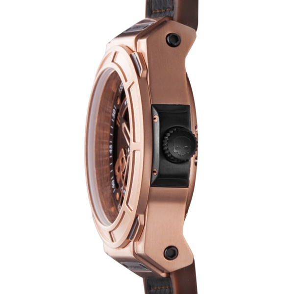 Otto Brown Rose Gold Hydrogen Watch Watches Ruby Alcestis   