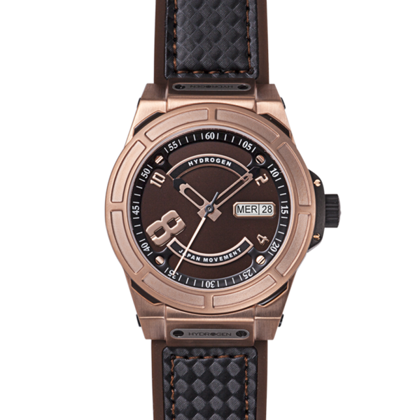 Otto Brown Rose Gold Hydrogen Watch Watches Ruby Alcestis   