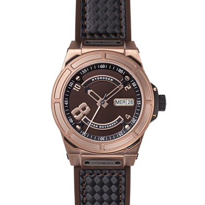 Otto Brown Rose Gold Hydrogen Watch Watches Ruby Alcestis   