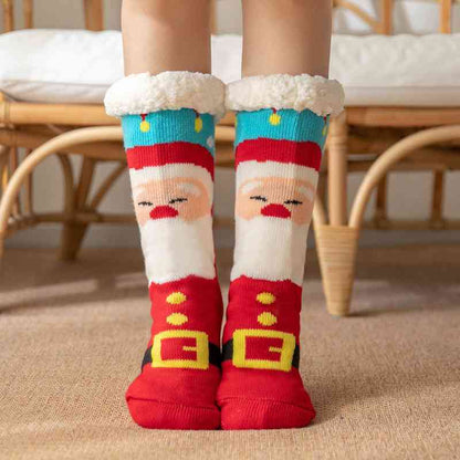 Cozy Christmas Socks  Jassorted Style B One Size 