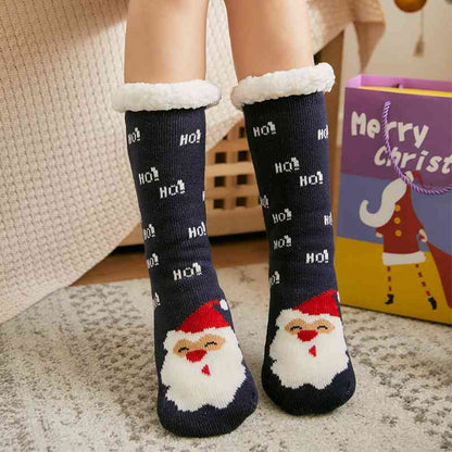 Cozy Christmas Socks  Jassorted Style H One Size 