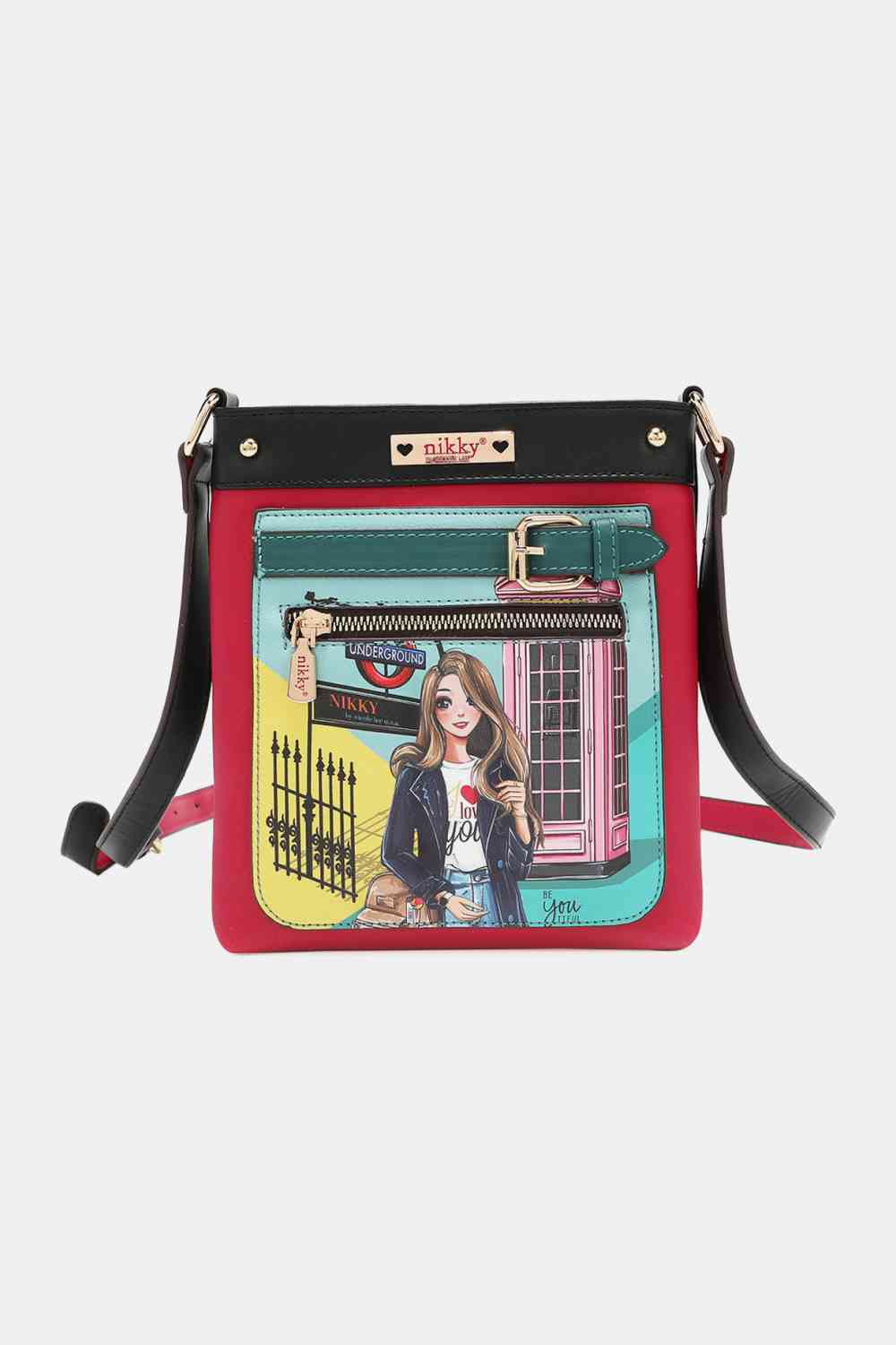 Nicole Lee USA Nikky Crossbody Bag  Jassorted   