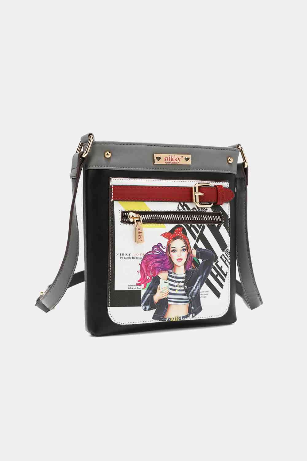 Nicole Lee USA Nikky Crossbody Bag  Jassorted   