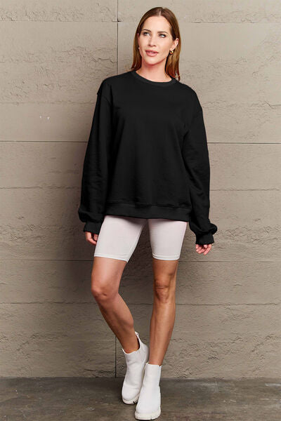 Simply Love IF I'M TOO MUCH THEN GO FIND LESS Round Neck Sweatshirt  Jassorted   