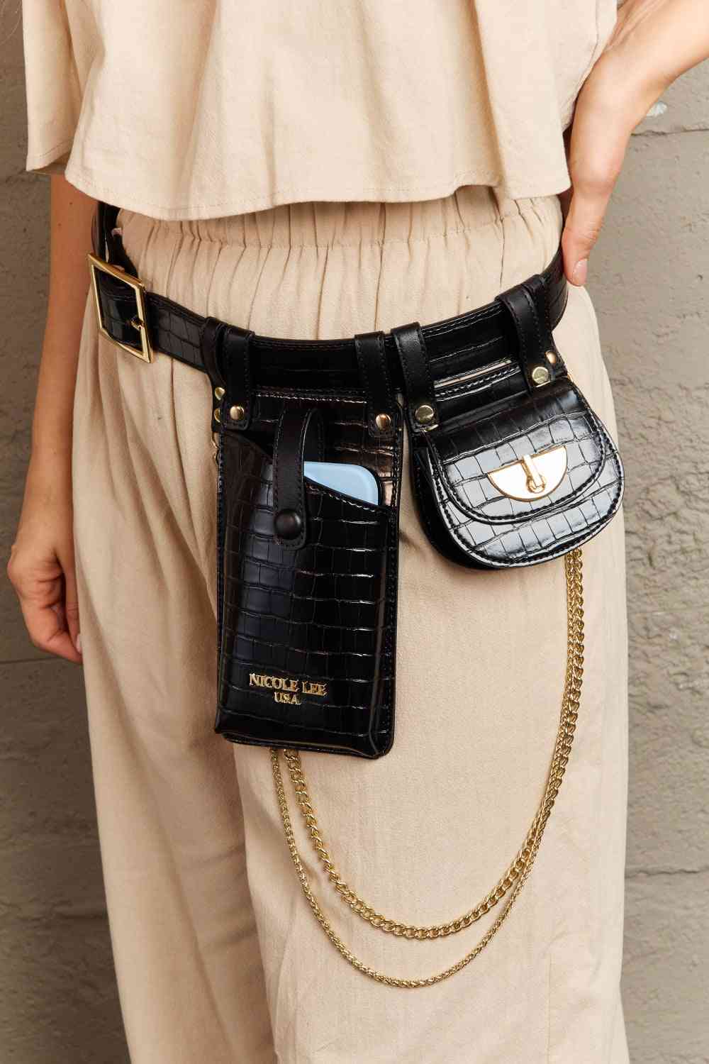 Nicole Lee USA Aurelia Belt Bag  Jassorted   