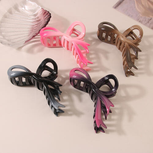 Bow Resin Hair Claw Clip  Jassorted   