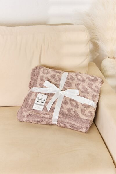 Cuddley Leopard Decorative Throw Blanket  Trendsi   