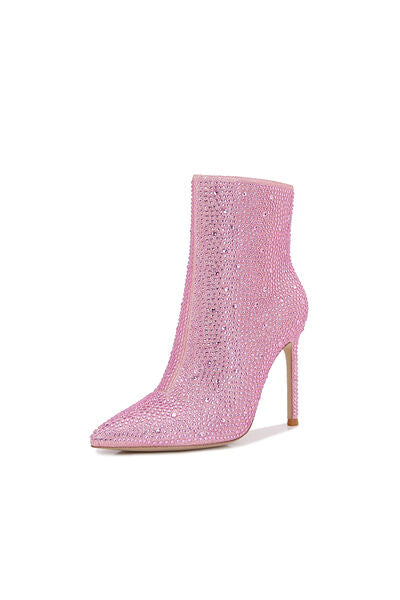 Melody Rhinestone Stiletto Boots  Trendsi   