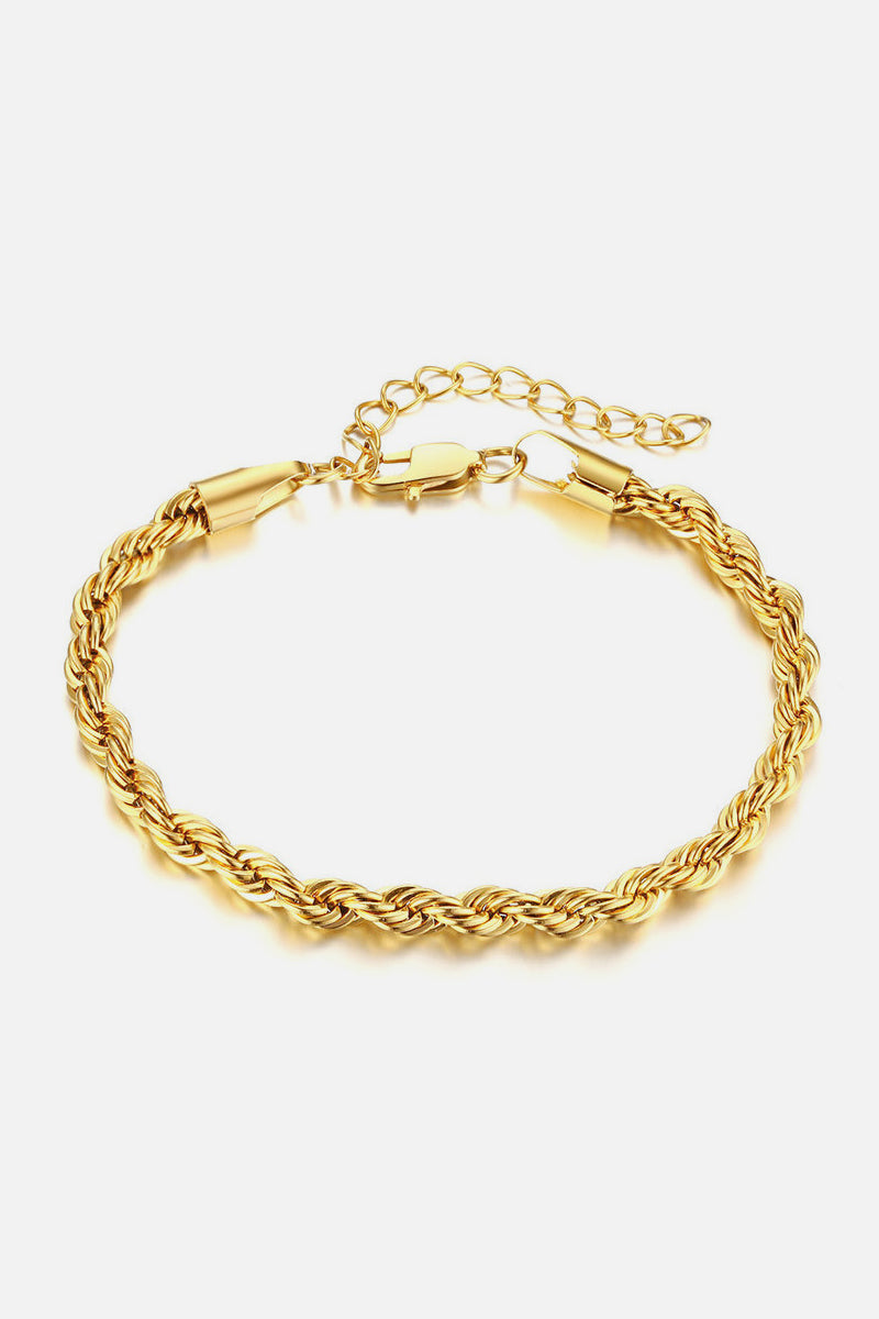 Twisted Chain Choker Necklace Jewelry & Watches Jassorted Gold One Size 