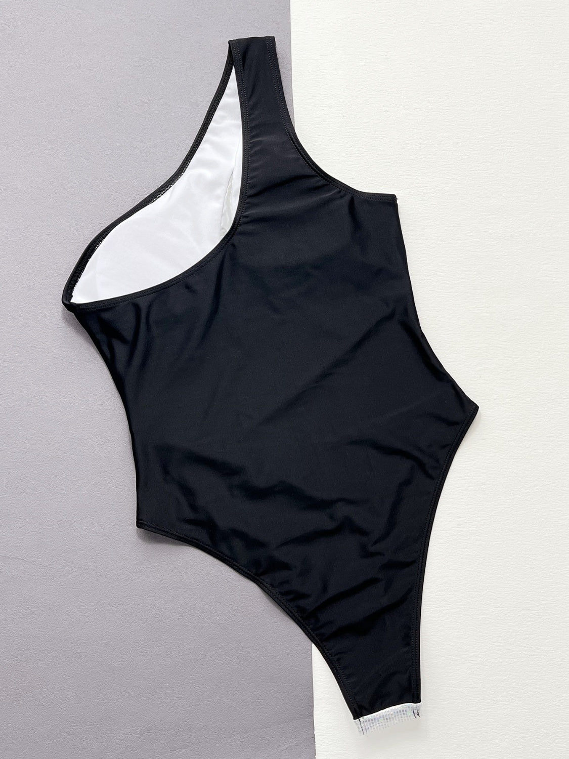 Contrast Panel One-Piece Swimsuit  Trendsi   