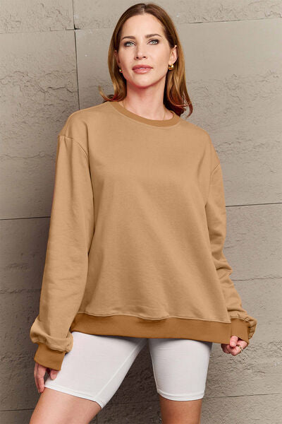 Simply Love IF I'M TOO MUCH THEN GO FIND LESS Round Neck Sweatshirt  Jassorted   