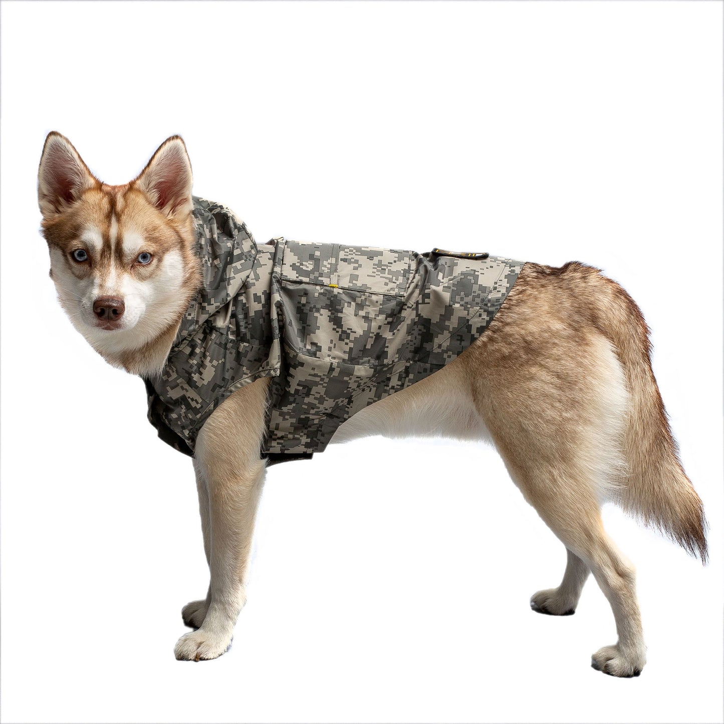 Camo Packable Dog Raincoat  Jassorted   